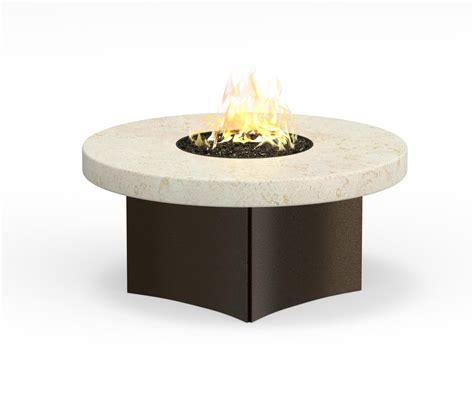Designing Fire® Oriflamme Ancient Stone Round Fire Table - Fire Pits ...
