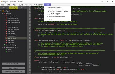Projucer Command Line 的图像结果
