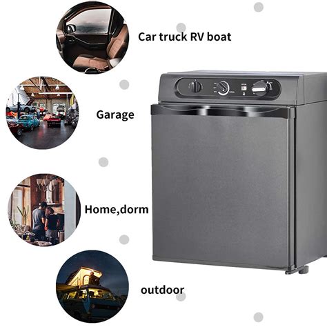 SMETA 12V Compact Fridge Camper Refrigerator, Propane Fridge for RV ...