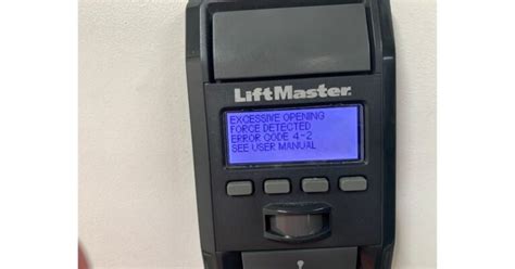 Image result for Lift Master893 Error Code 4 1