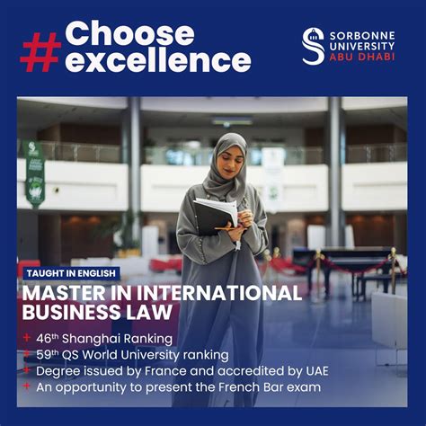 Master in International Business Law | Sorbonne University Abu Dhabi