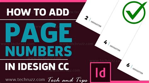 Image result for How to Update Page Numbers in InDesign