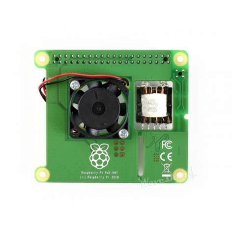 Power over Ethernet HAT for Raspberry Pi 3B+ and 802.3af PoE network at ...