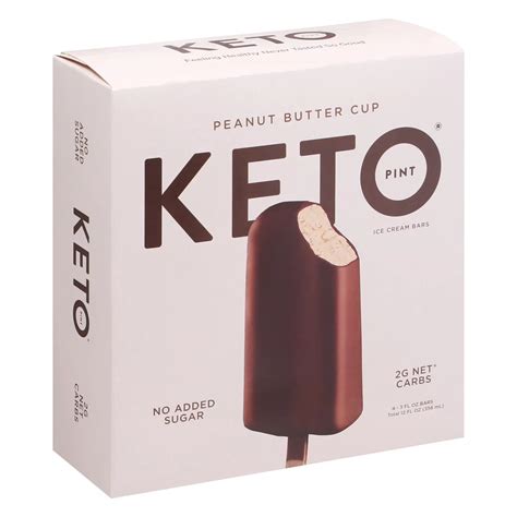Keto Pint Peanut Butter Cup Ice Cream Bars - Shop Bars & Pops at H-E-B