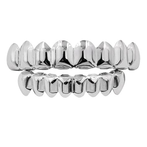 LOOM TREE Women 18K Golden Plated Grills 8 Teeth Grill Set Halloween ...