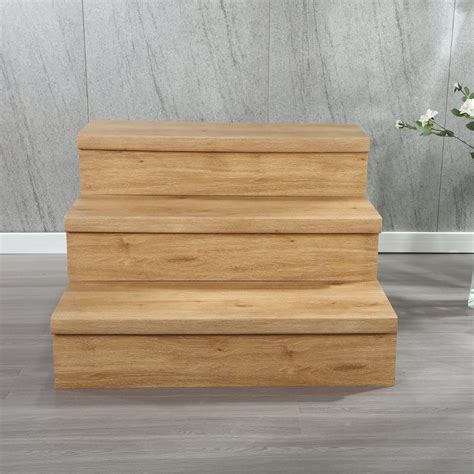 Spc WPC Vinyl Engineered Wood and Laminate Stairs Treads and Risers ...