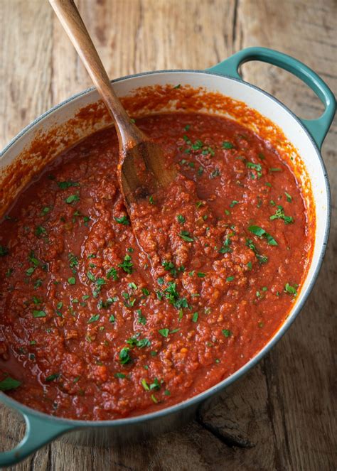 Thick Homemade Spaghetti Sauce (A Big Batch Recipe)
