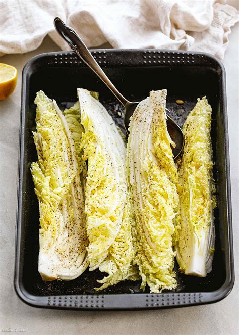 Grilled Napa Cabbage Recipe with Lemon Garlic Dressing - How to Grill ...