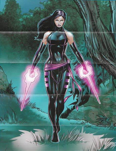 Psylocke Poster/Rules Insert - Kingdom Come Cards