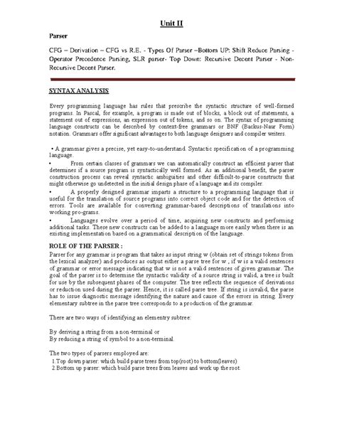 Compiler Parser Flowchart 的图像结果
