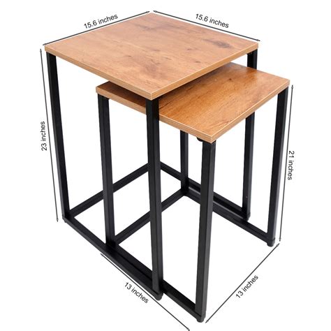 Kent S Series Nest of Side Table - Habitt