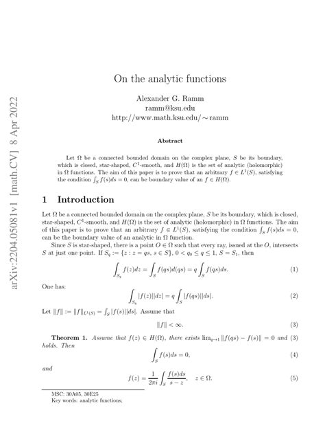 Analytic Function in Engineering Mathematics 的图像结果
