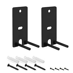 Bedycoon Pair Steel Black Wall Mount Brackets Replacement for Bose ...