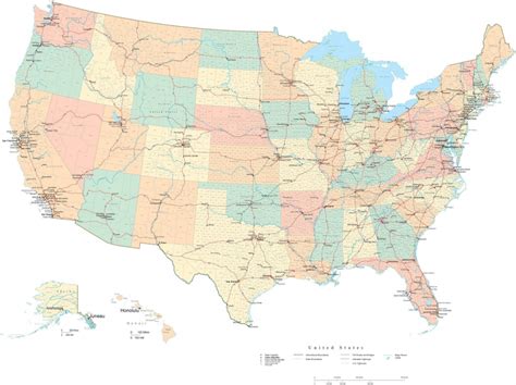 USA Map High Resolution 的图像结果