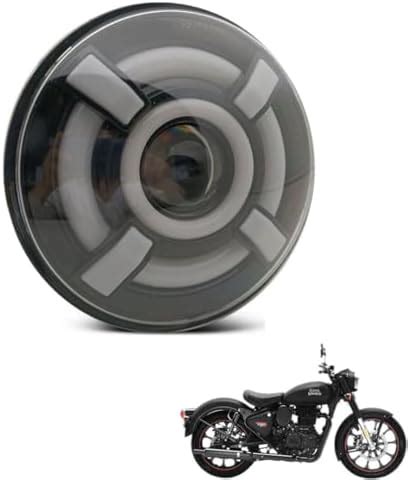 R.B.P 110W LED Headlight Compatible with Royal Enfield, Thar, Gypsy ...