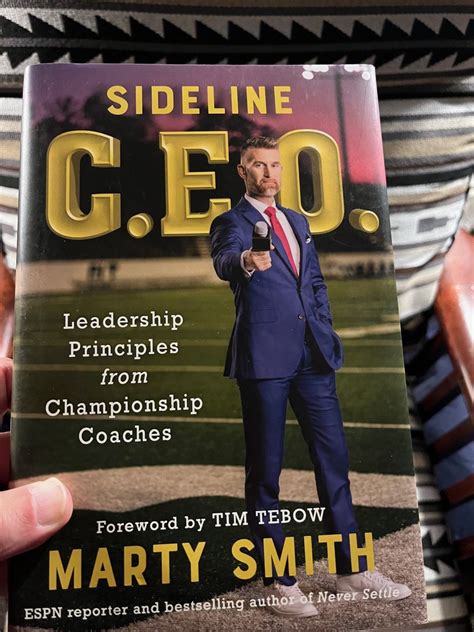 I just finished Marty Smith's (of ESPN fame) book "Sideline CEO". He ...