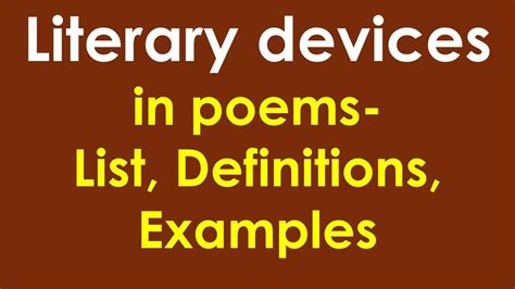 Image result for Poetic Devices Examples