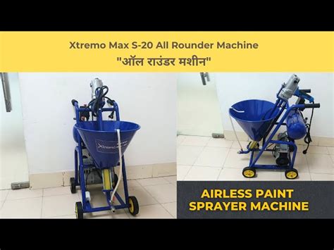 Epoxy Spray Machine - Xtremo Wall Putty Sprayer - D20 Service Provider ...