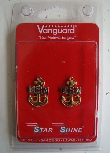 VANGUARD Usn Us Navy E-7 Chief Petty Officer Cpo Shirt Collar India | Ubuy