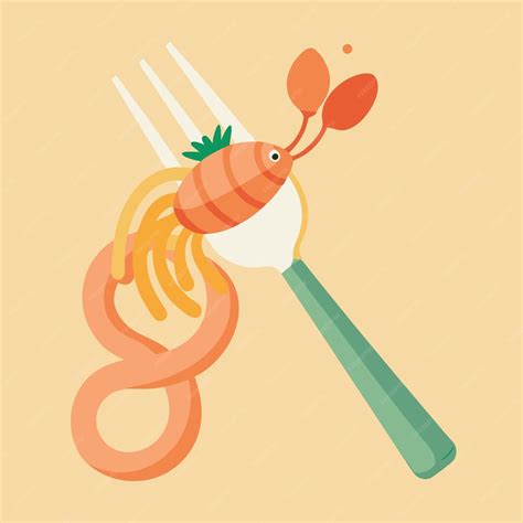 Shrimp scampi vector graphic | Premium AI-generated vector