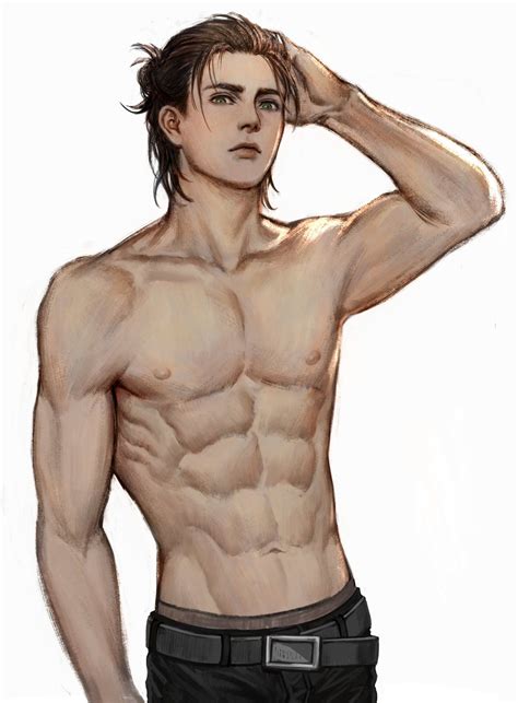 ets.💤 on Twitter: "Speed draw💦… " Attack On Titan Eren, Attack On Titan Fanart, How To Draw Abs ...