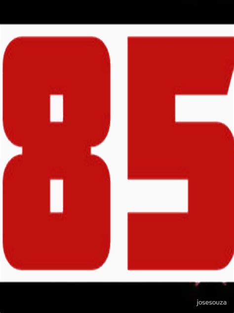 "number 85" T-shirt by josesouza | Redbubble