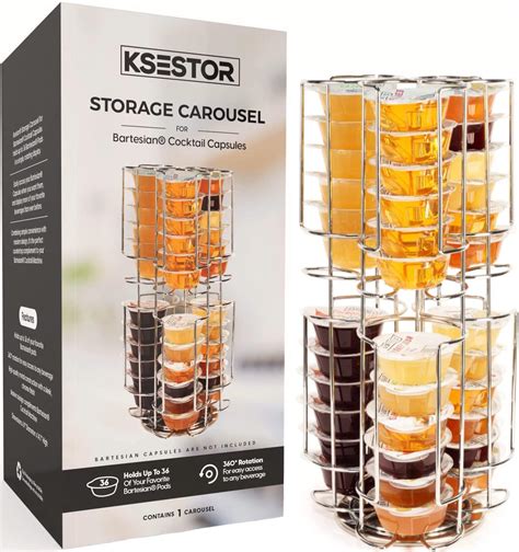Storage Carousel for Bartesian Cocktail Capsules by India | Ubuy