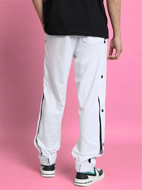 HIP HOP RELAXED FIT JOGGERS WHITE