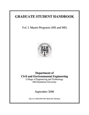 Fillable Online eng odu Master Programs (MS and ME) Fax Email Print ...