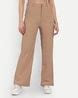 Buy Beige Trousers & Pants for Women by Broadstar Online | Ajio.com