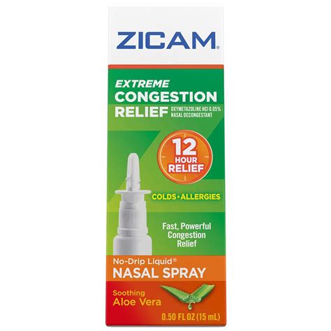 Zicam Extreme Congestion Relief Nasal Spray | Walgreens