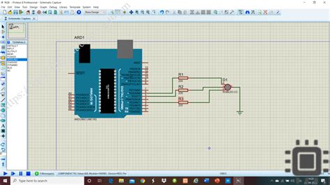 Proteus Temperature Sensor 的图像结果