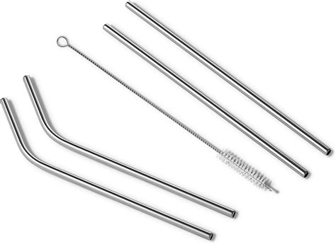 Straw Stainless Steel Straw for Kids and Adults Reusable Metal Straw ...