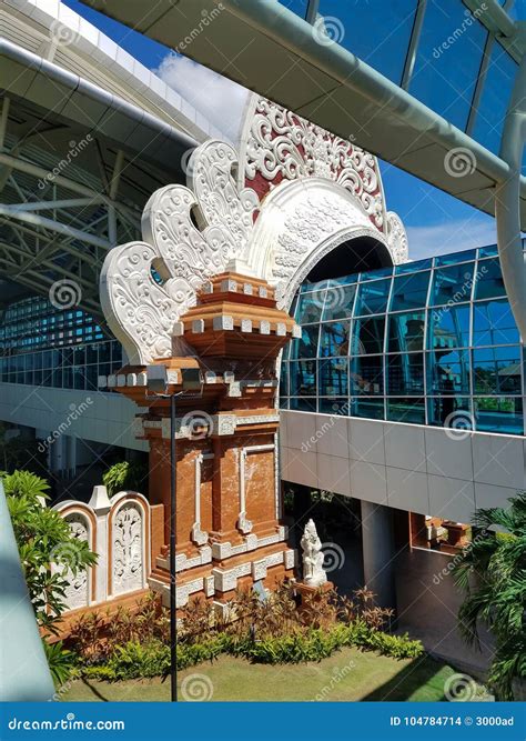 Denpasar International Airport in Bali, Indonesia Editorial Stock Image ...