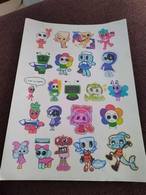 Dandy's World Stickers ★ | Sketsa, Stiker, Seni