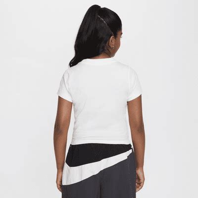 Nike Sportswear Older Kids' (Girls') Cropped T-Shirt. Nike IN