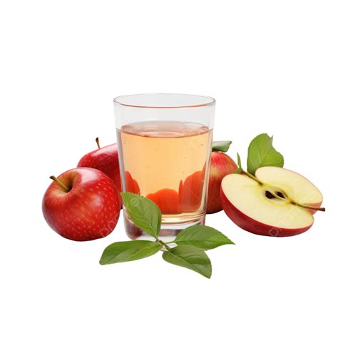 Apple Juice With Some Apples Transparent Background, Apple, Juice ...