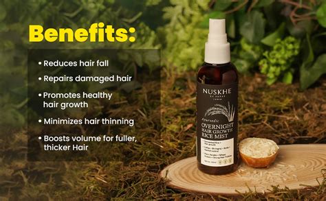Buy Nuskhe by Paras Ayurvedic Overnight Hair Growth Rice Mist for ...