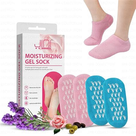 JINI COLLECTION Premium Moisturizing Silicone Gel Socks For Women&Men ...