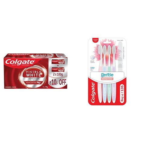 Buy Colgate Visible White Teeth Whitening Toothpaste, Pack of 200g ...