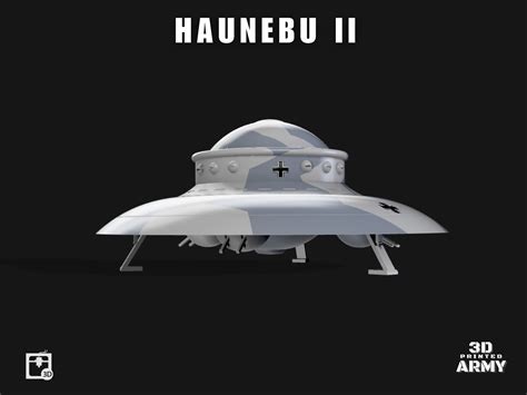 German WW2 UFO - Haunebu 2 - STL files 3D print 3D model 3D printable ...