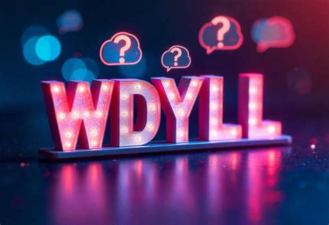 WDYLL Meaning: Unveiling the Acronym's Origins and Usage | TECH | TV ...