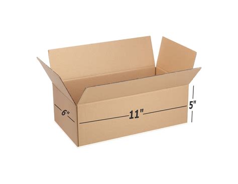 3 Ply Brown Corrugated Box Length 7 inches Width 4 inches Height 3.5 ...