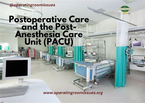 Postoperative Care and the Post-Anesthesia Care Unit (PACU) – The ...