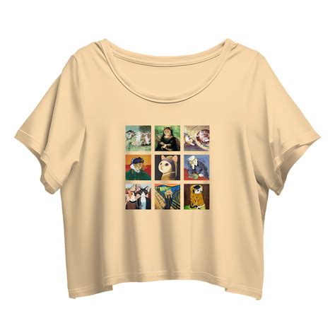 Art Cats Crop Top – Nukkad Studios