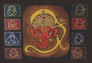 Mad Masters Mad Masters Colorful Lord Ganesha, textured ,bold and ...
