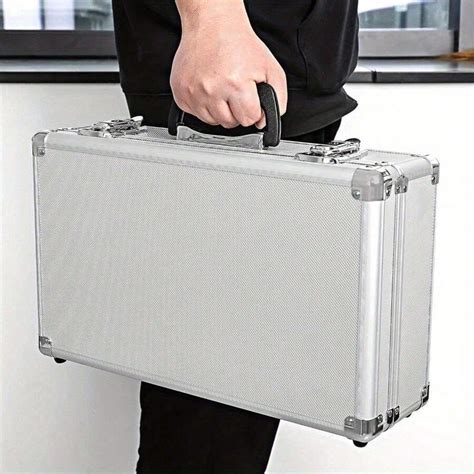 Lockable Flight Case Portable Aluminium Box Silver Carrying Case For ...