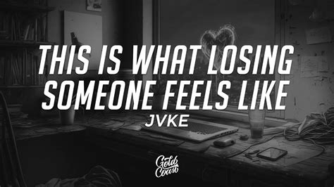 JVKE - this is what losing someone feels like (Lyrics) - YouTube