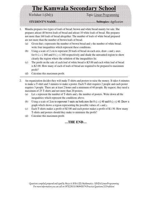 Linear Programming Examples PDF 的图像结果