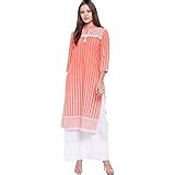 Buy Pinky Pari Women's Chikankari Cotton Straight Fit Stiylish Kurta ...